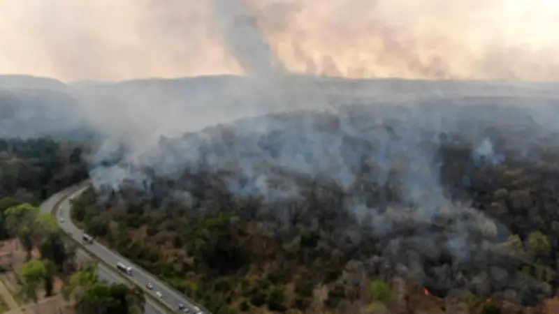 ไฟป่าสถานีวิจัยสะแกราช โคราช เสียหายกว่า 7,000 ไร่ ควันไฟปกคลุมส่งผลกระทบสุขภาพ