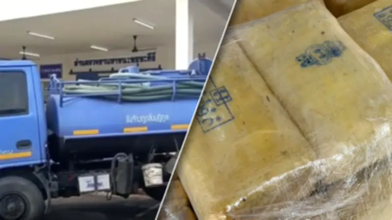 ตำรวจสกัดรถดูดส้วมซุกยาบ้ากว่า 8 ล้านเม็ด จับหนุ่มอุตรดิตถ์รับจ้าง 5 แสนบาท