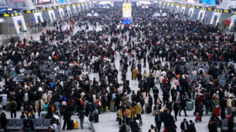 จีนเปิดฤดูกาลเดินทางตรุษจีน คาด 9.5 พันล้านเที่ยวตลอด 9 วัน