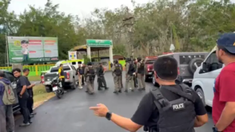 เจ้าหน้าที่ควบคุมสถานการณ์ได้แล้ว เหตุคนร้ายบุกโรงเรียนจับตัวประกันที่หาดใหญ่