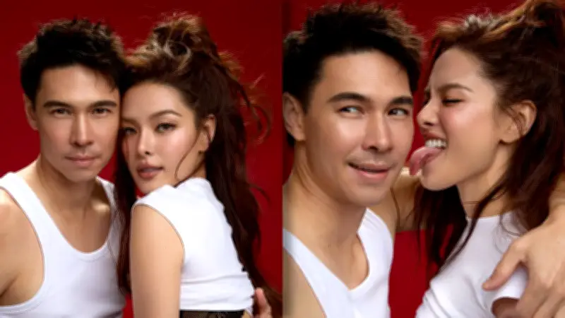 แมทธิว-ลีเดีย ถ่ายรูปฮอตพ่นไฟรับวาเลนไทน์ โซเชียลระเบิด