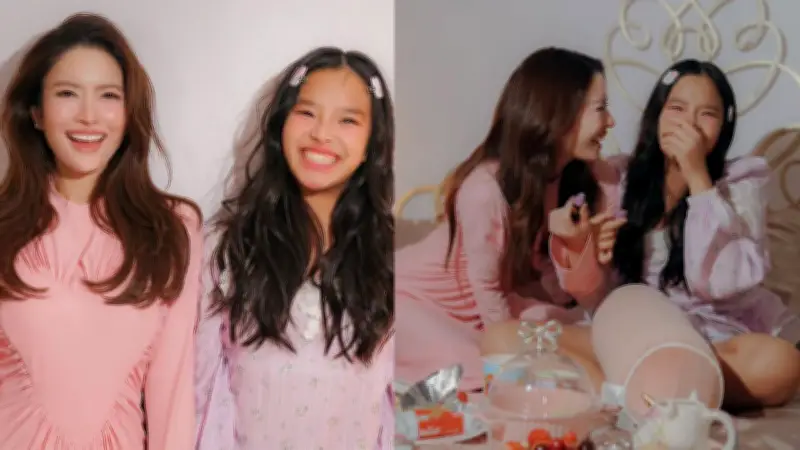 แอฟ ทักษอร ควงน้องปีใหม่ ถ่ายภาพแม่ลูกสุดหวานรับวันวาเลนไทน์