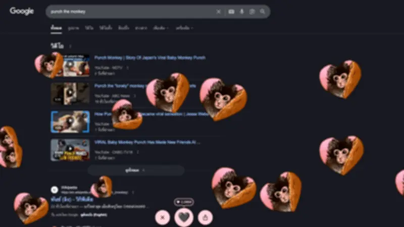 Google ปล่อย Doodle 'พันช์คุง' ลิงน้อยญี่ปุ่น น่ารักเต็มหน้าจอ กระแสไวรัลทั่วโลก