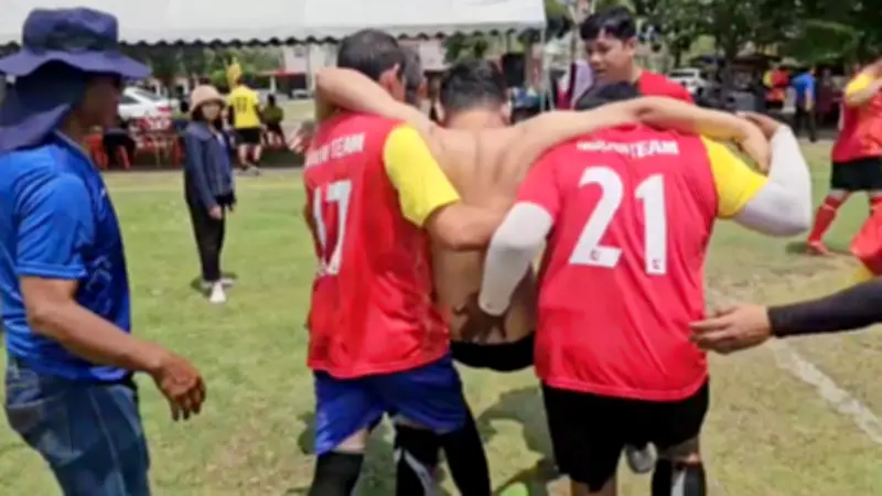 นักกีฬา 40 ปี ฮีทสโตรกโคม่าในงานกีฬาวันท้องถิ่นไทย นครราชสีมา กู้ชีพ CPR ช่วยยื้อชีวิต