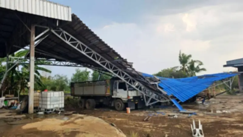 พายุฤดูร้อนถล่มเพชรบูรณ์หนัก ลูกเห็บทำบ้านเสียหาย 66 หลัง ฟ้าผ่าควายตาย 3 ตัว