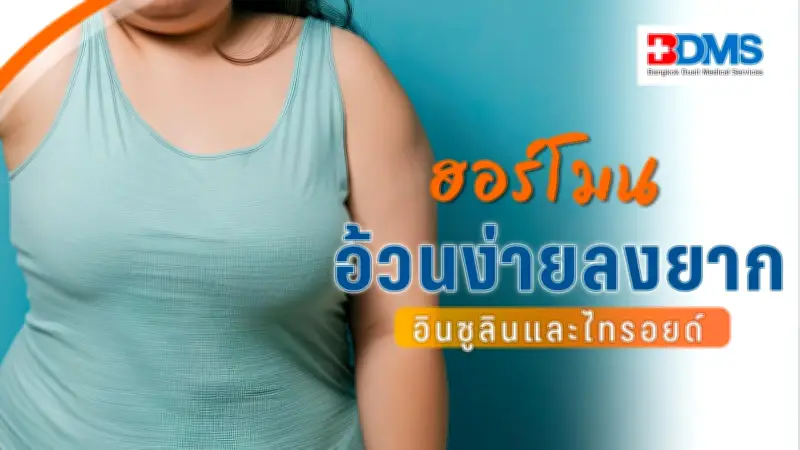 น้ำหนักขึ้นง่ายลงยาก ไขกลไกฮอร์โมน 'เบาหวาน' และ 'ไทรอยด์' ที่ส่งผลต่อร่างกาย