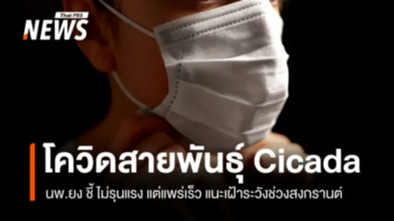หมอยง ชี้โควิดสายพันธุ์ Cicada แพร่เร็วแต่ไม่รุนแรง WHO จัดเฝ้าระวัง