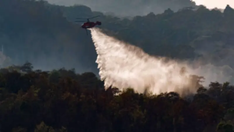 กรมป้องกันฯ ส่งเฮลิคอปเตอร์ KA-32 บินด่วนดับไฟป่าดอยเต่า เชียงใหม่ หลังพบจุดความร้อน 28 จุด