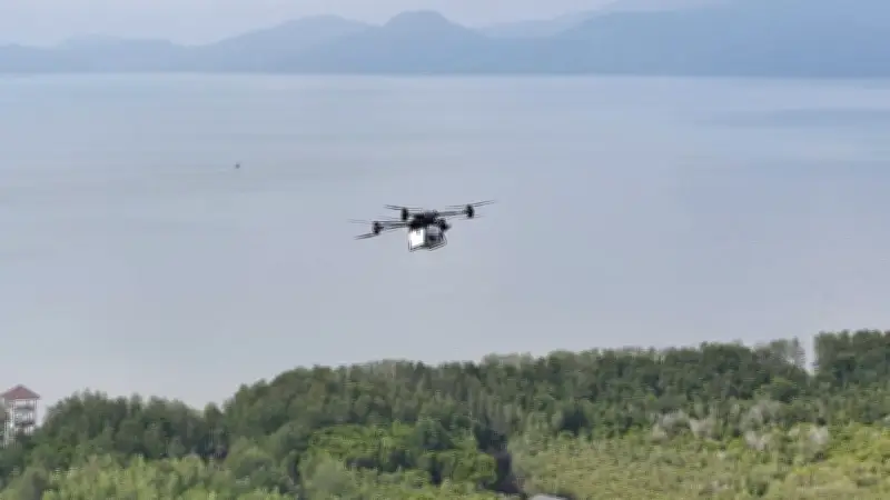 Skyller Solutions นำโดรนขนส่งเวชภัณฑ์ข้ามเกาะตราด ลดช่องว่างการเข้าถึงบริการสาธารณสุข