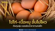 ไข่ไก่-เนื้อหมู ขยับราคาตามกลไกตลาด เกษตรกรแบกภาระขาดทุนจากต้นทุนพุ่ง