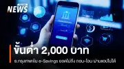 ธนาคารกรุงเทพประกาศเงื่อนไขใหม่ บัญชี e-Savings ต้องมียอดขั้นต่ำ 2,000 บาท เริ่ม 9 เม.ย.69