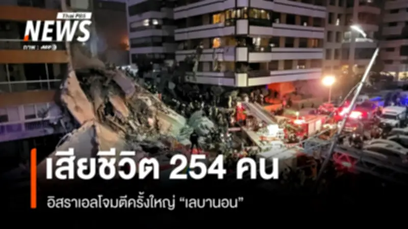 อิสราเอลโจมตีเลบานอนหนักสุด 100 จุดทั่วประเทศ เสียชีวิตกว่า 254 ราย บาดเจ็บจำนวนมาก