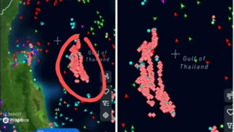 ศรชล. ชี้แจงความเข้าใจคลาดเคลื่อน ภาพ AIS ในทะเลเป็นแท่นผลิตพลังงาน ไม่ใช่เรือบรรทุกน้ำมัน