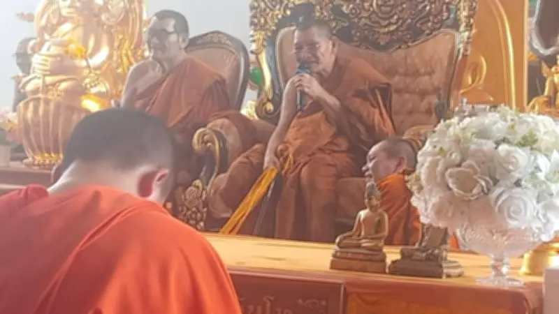 ศิษยานุศิษย์แห่กราบหลวงปู่ศิลาแน่นวัดสวนธรรมปีติ โฆษกวัดเตือนเสพข่าวอย่างมีสติ
