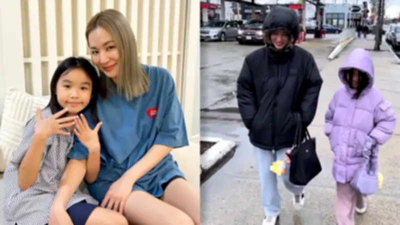 ต่าย ชุติมา เจอน้องพิพิมที่บอสตัน แม่ลูกแต่งตัวแฝดโดยมิได้นัดหมาย