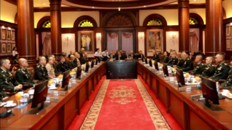 รมว.กลาโหมประชุมผบ.เหล่าทัพ ยกระดับความมั่นคง พิทักษ์อธิปไตย