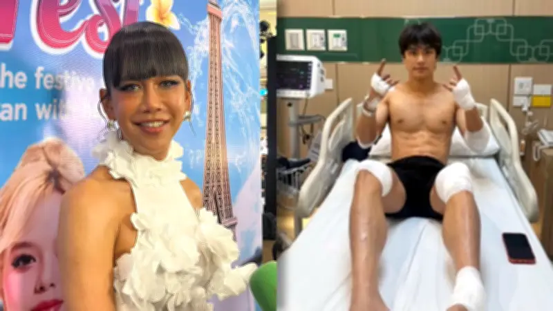 เจนนี่ ปาหนัน อัปเดตอาการ โอม ภวัต หลังประสบอุบัติเหตุรถจักรยานยนต์ล้ม