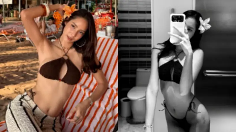 ใบหม่อน กิตติยา โชว์หุ่นแซ่บในบิกินีรับซัมเมอร์ ทำแฟนคลับฮือฮา