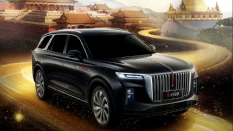 เมโทร กรุ๊ป ส่ง HONGQI E-HS9 รถยนต์ไฟฟ้าจีนลุย 6,000 กม. จากจีนสู่ไทย