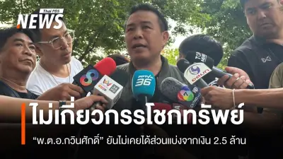 พ.ต.อ.กวินศักดิ์ ปัดข้อหากรรโชกทรัพย์ ยืนยันไม่เคยพูดคุยกับ 'อัจฉริยะ'