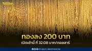 สมาคมค้าทองคำประกาศราคาทอง 20 เม.ย. 2569 ปรับลด 200 บาท จากวันก่อนหน้า
