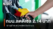 กบน.ประกาศลดราคาน้ำมันดีเซล 2.14 บาท/ลิตร เริ่ม 9 เม.ย. หลังปรับสูตรค่าการกลั่น