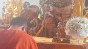 ศิษยานุศิษย์แห่กราบหลวงปู่ศิลาแน่นวัดสวนธรรมปีติ โฆษกวัดเตือนเสพข่าวอย่างมีสติ