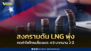 สงครามตะวันออกกลางดัน LNG พุ่ง 91% กดค่าไฟไทยเสี่ยงแตะ 4.9 บาทนาน 2 ปี