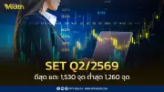 ทรีนีตี้เผยวิเคราะห์ SET Index ไตรมาส 2: ดัชนีอาจพุ่งสูงสุด 1,530 จุด ต่ำสุด 1,260 จุด
