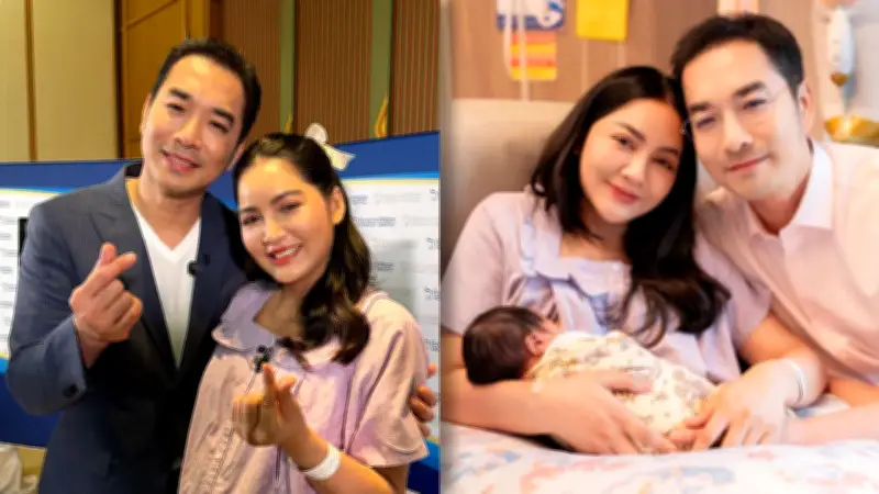เจมส์ เรืองศักดิ์-ครูก้อย แถลงคลอดลูกคนที่ 2 เผยที่มาชื่อน้องมีเมตตา