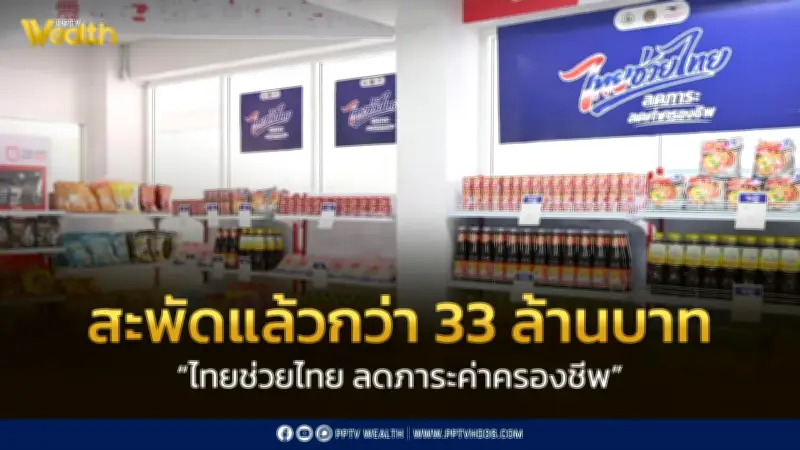 โครงการไทยช่วยไทยลดภาระค่าครองชีพคนร่วม2.8แสนคนเงินสะพัด33ล้านบาท