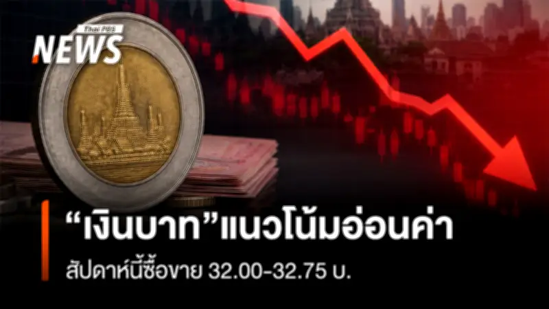 กรุงศรีคาดเงินบาทสัปดาห์นี้ 32.00-32.75 จับตาเงินเฟ้อสหรัฐชี้นำดอกเบี้ยเฟด