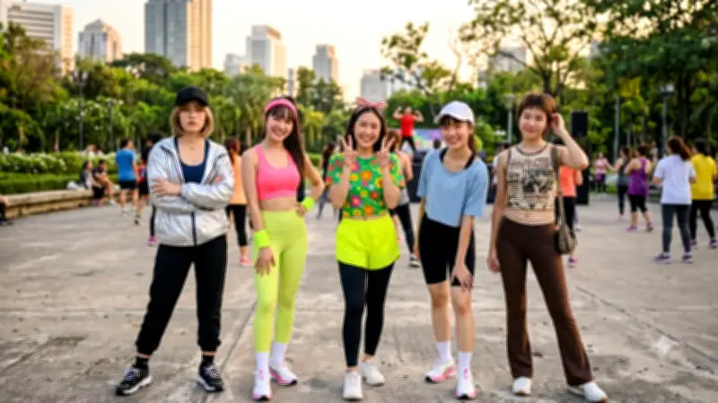 5 ไอเดียแต่งตัว 'ชุดเต้นแอโรบิก' แฟชั่นออกกำลังกายสายแซ่บ ไปม่วนหน้าฮ้าน
