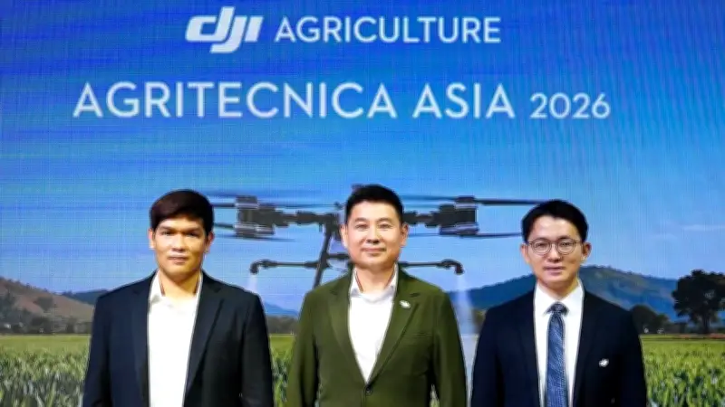 ดีเจไอ เกษตร เปิดตัวโดรน Agras T55 และ T100 ระบบแบตเตอรี่คู่ ในไทย