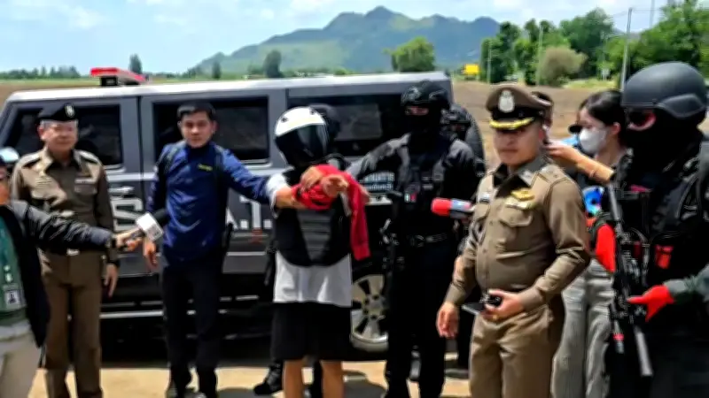 คุมตัวอดีตลูกเขยปืนโหดทำแผนฯ ญาติผู้ตายรุมประชาทัณฑ์ห้ามกันวุ่น