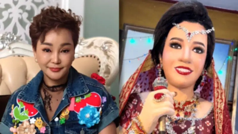 โอ่ง สลักจิต เดือด! หุ่นแม่ผึ้งถูกสาดแป้ง ชุดไทยหลักแสนเสียหาย