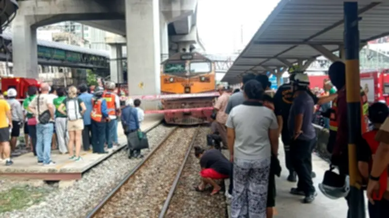 ตำรวจแจ้งข้อหาคนขับรถไฟ ประมาททำคนตาย-เจ็บสาหัส