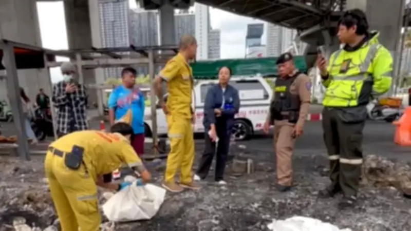 ร่วมกตัญญูเผยพบชิ้นส่วนผู้เสียชีวิตตกค้างจุดรถไฟชนรถเมล์
