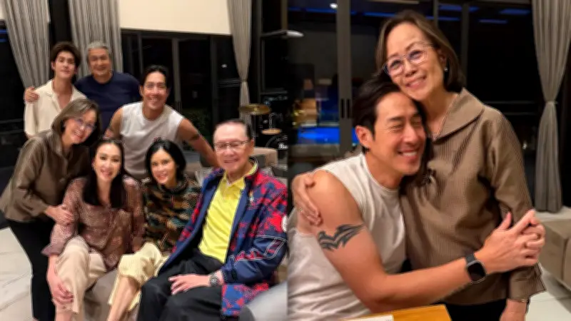 เจ เจตริน โพสต์ภาพวันเกิดคุณแม่ ปิ่น เก็จมณี ร่วมฉลองครอบครัวอบอุ่น
