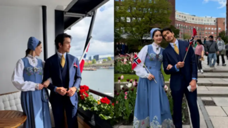 ณเดชน์ ญาญ่า ร่วมฉลองวันชาตินอร์เวย์ แต่งตัวสวยหล่อพร้อมครอบครัว