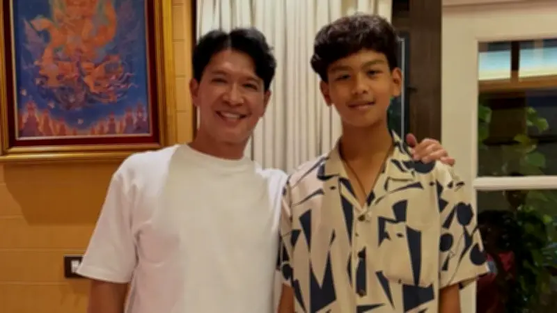 หนุ่มคงกระพันเปิดภาพน้องมาร์คลูกชายเมฆโตเป็นหนุ่มสูงแซงหน้า