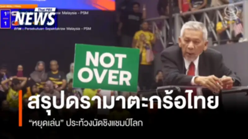 ดราม่าตะกร้อโลก! ไทยชะลอชิงดำ ขู่แบนพ้นเอเชียนเกมส์ จ่อฟ้องศาลกีฬาโลก