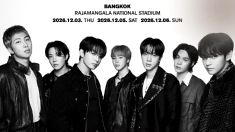 BTS WORLD TOUR 'ARIRANG' เตรียมบุกเอเชียและออสเตรเลีย จัดยิ่งใหญ่ที่ราชมังคลา