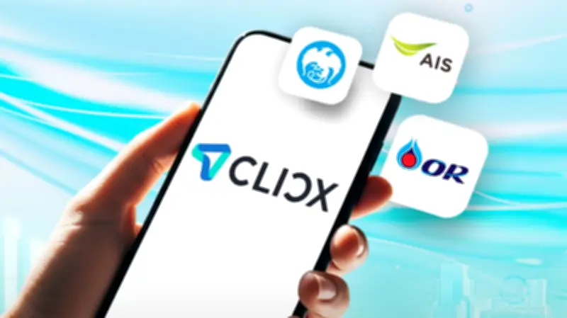 CLICX เปิดตัว Virtual Bank รายแรกของไทย เลือกเลขบัญชีเองได้