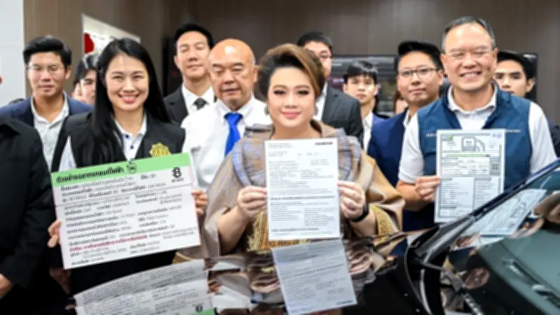 ศุภมาส ลงพื้นที่ตรวจเข้มฉลากรถ EV โชว์รูม BYD และ OMODA & JAECOO