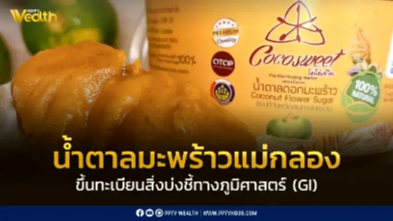 “น้ำตาลมะพร้าวแม่กลอง” ขึ้นทะเบียน GI สินค้าอัตลักษณ์สมุทรสงคราม