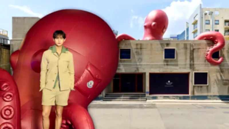 จากมิลานสู่กรุงโซล "Moncler" เปิดตัวป๊อปอัพใหญ่ "Have A Puffy Summer" ปลาหมึกยักษ์บุกย่านซองซู