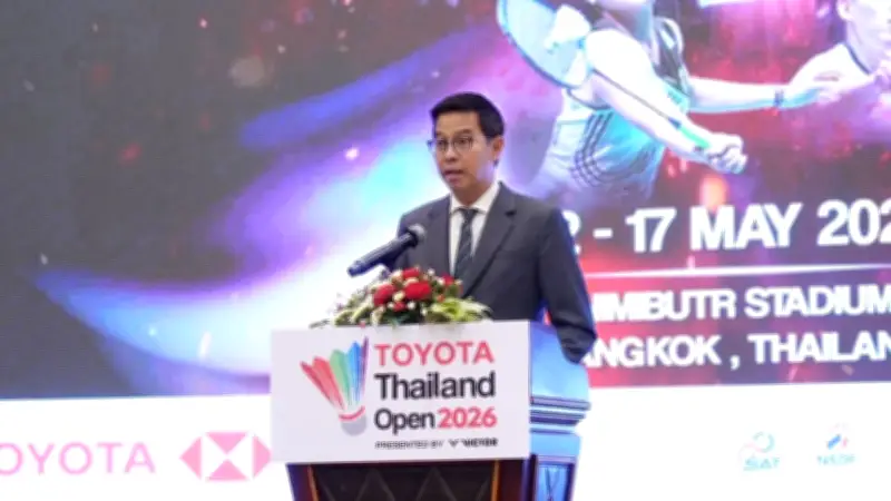โตโยต้า เปิดศึกแบดมินตัน TOYOTA Thailand Open 2026 ชิงถ้วยพระราชทาน