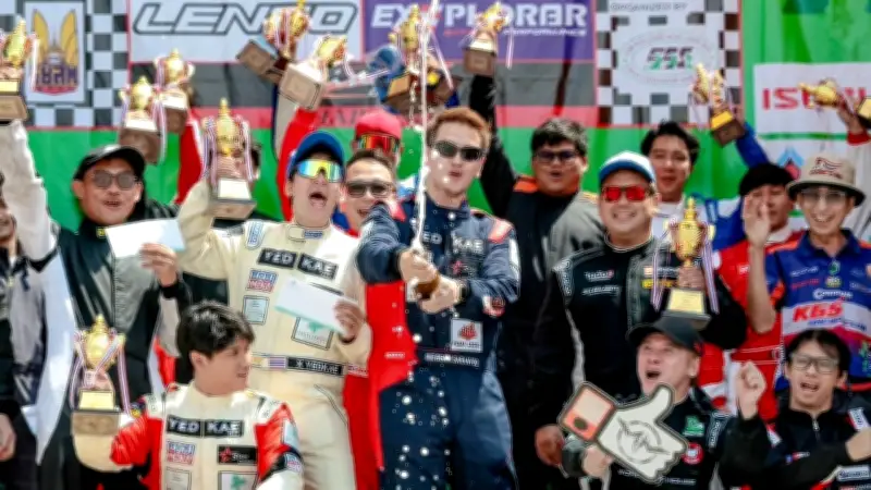 บีม ศรัณยู จับมือ เอ็กซ์ อัศนัย นำทีม YEDKAE คว้าชัยสนามแข่งรถ