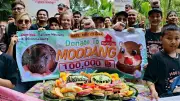 สวนสัตว์โคราชฉลอง 37 ปี แฟนคลับน้องหมูแดงมอบเงินแสนสมทบสวัสดิภาพสัตว์